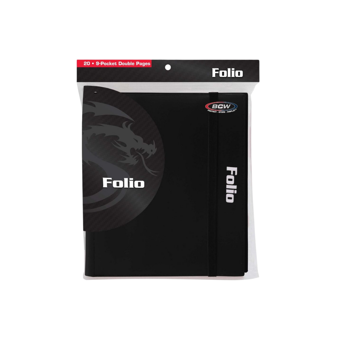 BCW Folio 9-Pocket Album - Black