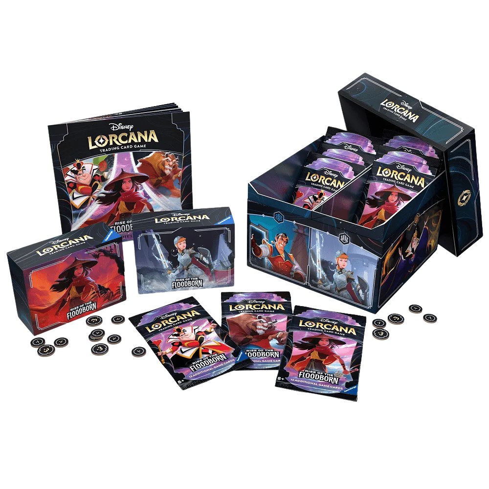 Disney Lorcana Rise of the Floodborn Illumineer's Trove Contents
