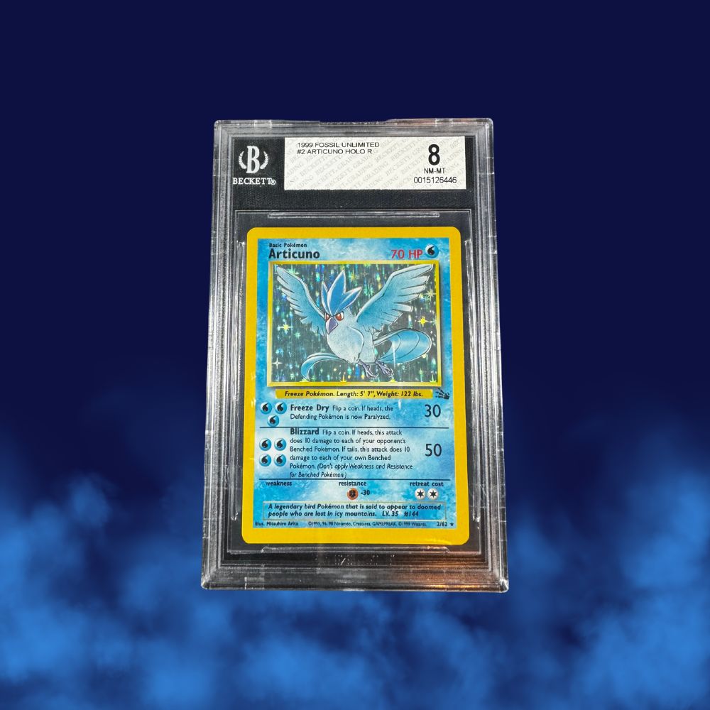 Pokemon Articuno #2 1999 Unlimited Holo BGS NM-MT 8