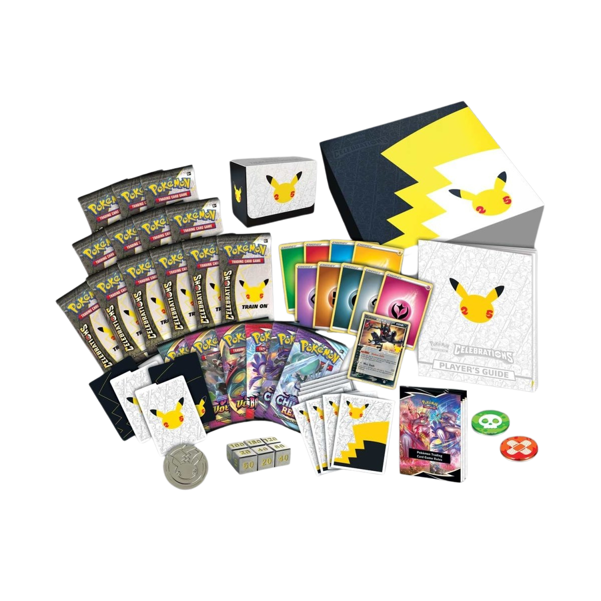 Pokemon Celebrations Pokemon Center Exclusive Elite Trainer Box Contents