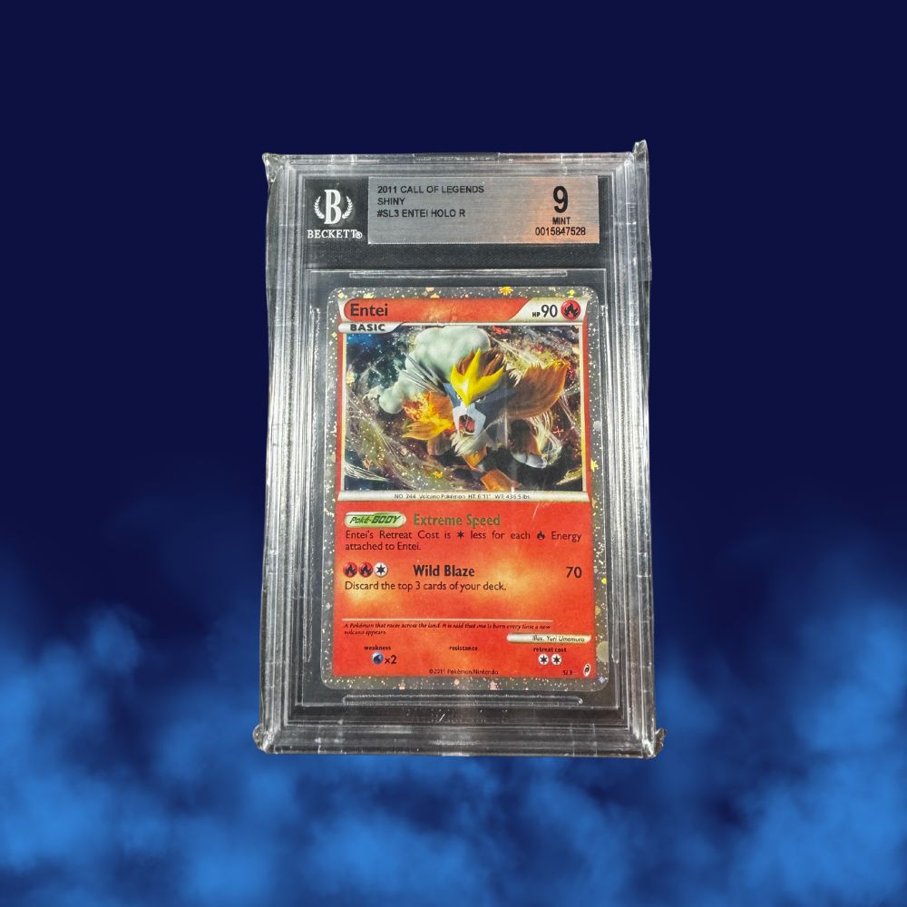 Pokemon Entei Shiny 2011 Call of Legends BGS Mint 9