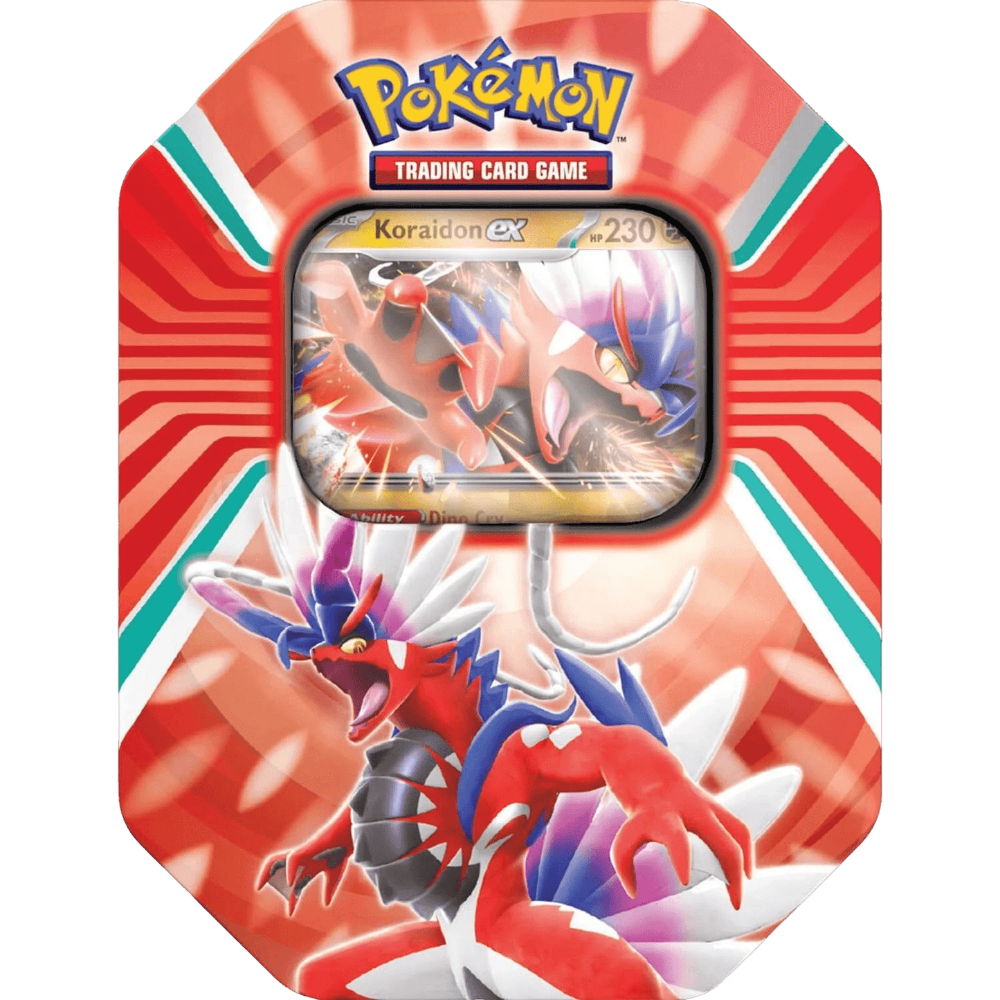 Pokemon Legends of Paldea Koraidon Ex Tin