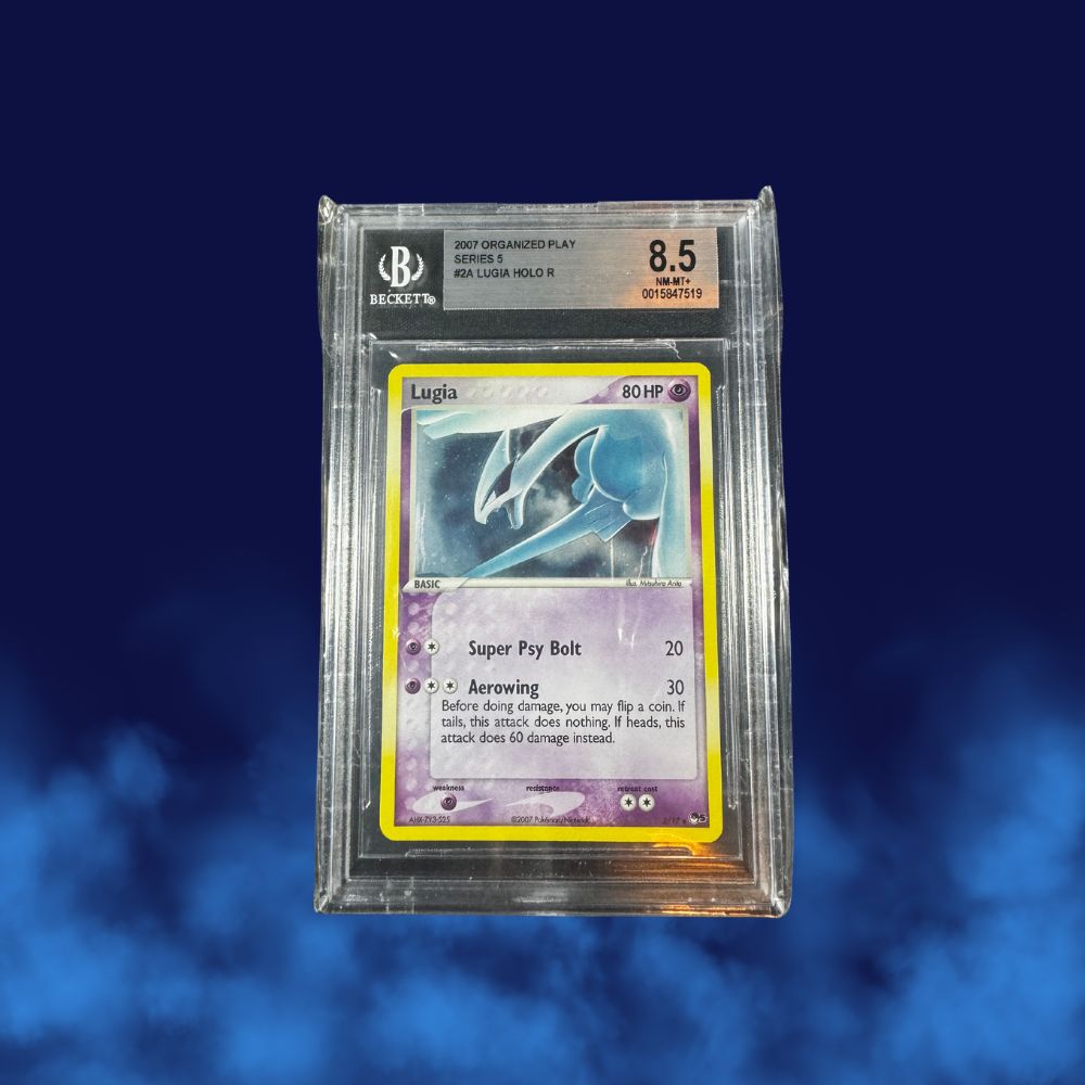 Pokemon Lugia #2A 2007 Organized Play Series 5 Holo BGS NM-MT 8.5