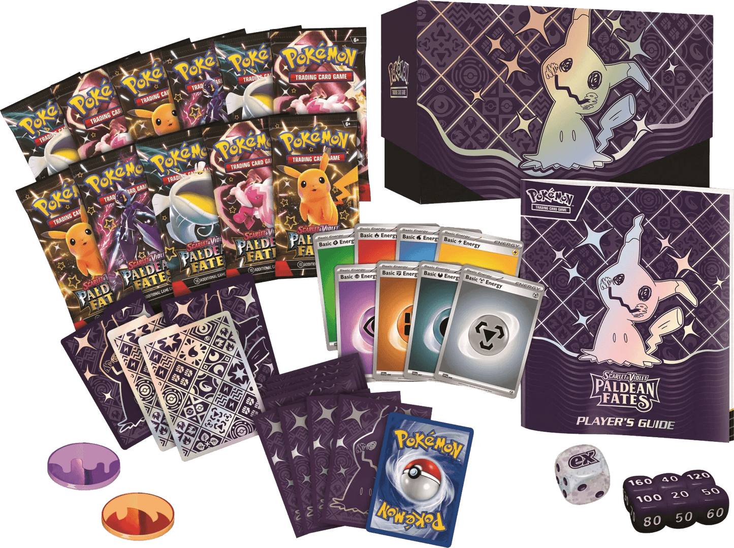 Pokemon Scarlet & Violet Paldean Fates Elite Trainer Box Contents
