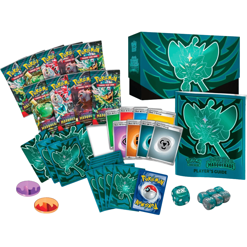 Pokemon Scarlet & Violet Twilight Masquerade Elite Trainer Box Contents