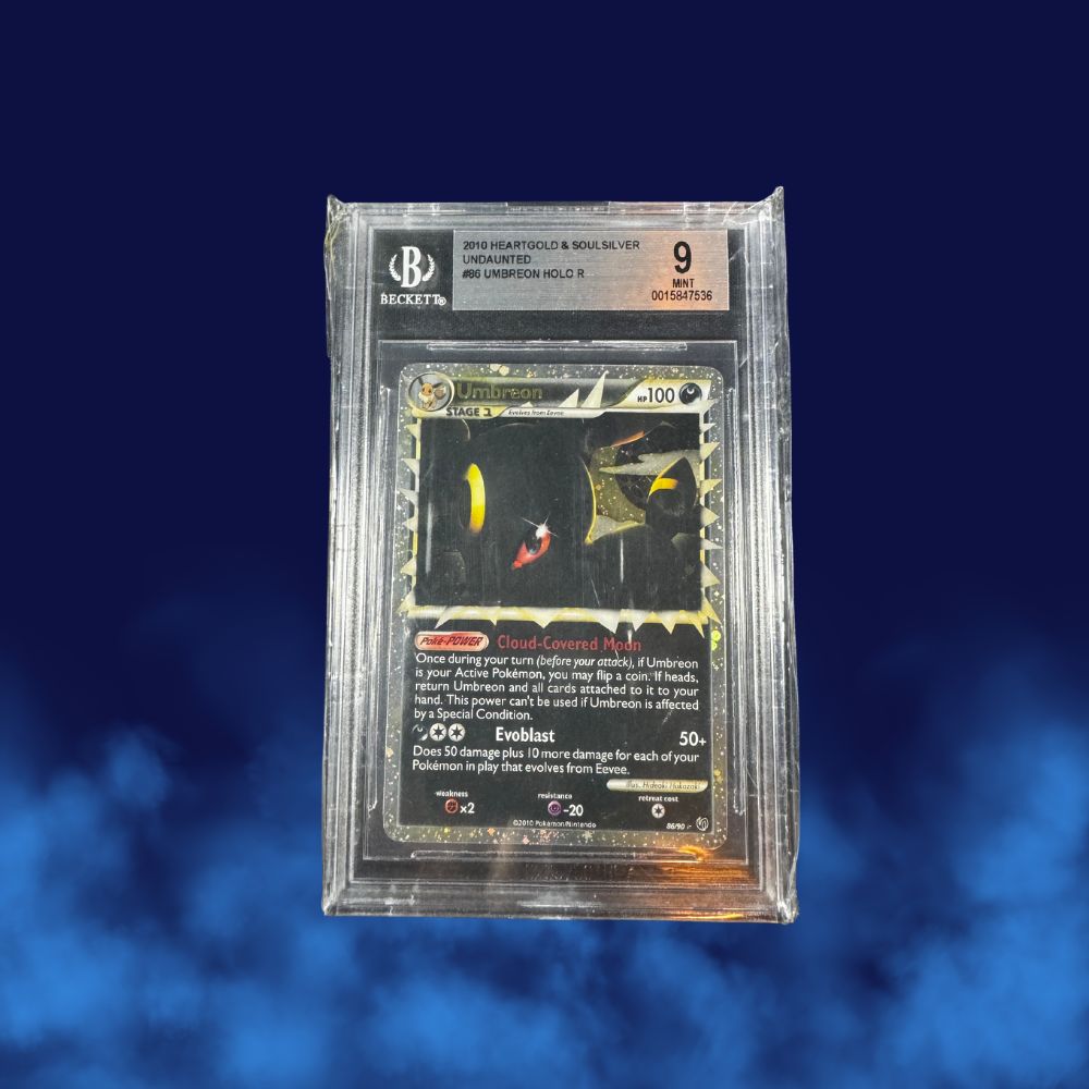 Pokmeon Umbreon #86 2010 HeartGold & SoulSilver Undaunted Holo BGS Mint 9