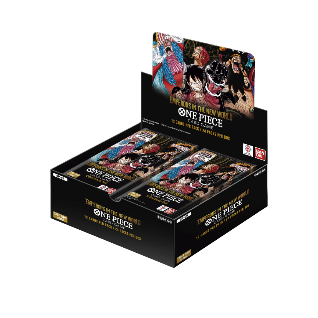 One Piece Card Game: OP-09 Four Emperors Booster Box (English) Atomic Breath Collectibles One Piece Card Game: OP-09 Four Emperors Booster Box (English) Atomic Breath Collectibles