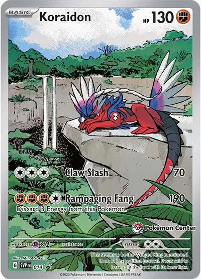 Koraidon (Pokemon Center Exclusive) Scarlet & Violet Promo Promo 014
