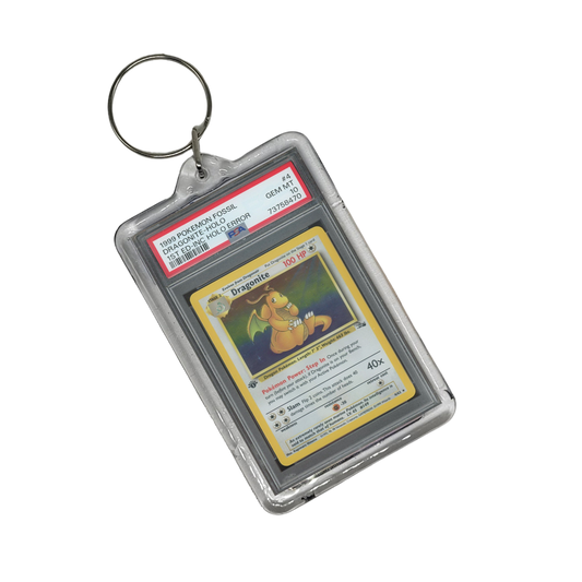 Dragonite Pokemon Graded Slab Keychains