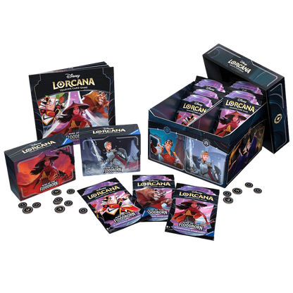 Disney Lorcana Rise of the Floodborn Illumineer's Trove Contents