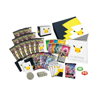 Pokemon Celebrations Pokemon Center Exclusive Elite Trainer Box Contents