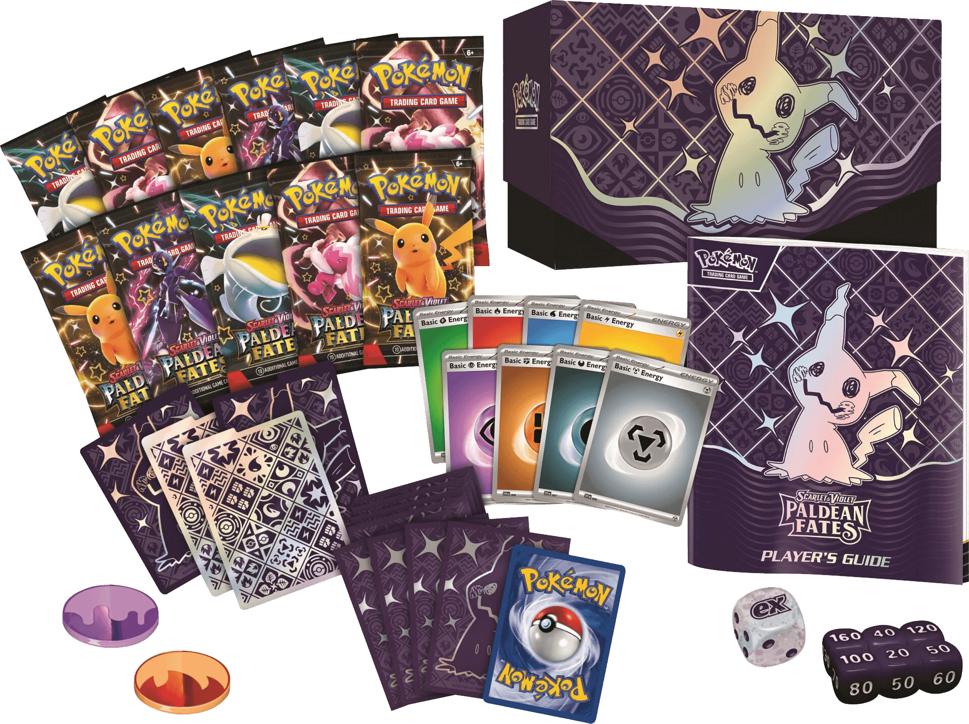 Pokemon Scarlet & Violet Paldean Fates Elite Trainer Box Atomic Breath Collectibles Pokemon Scarlet & Violet Paldean Fates Elite Trainer Box Atomic Breath Collectibles