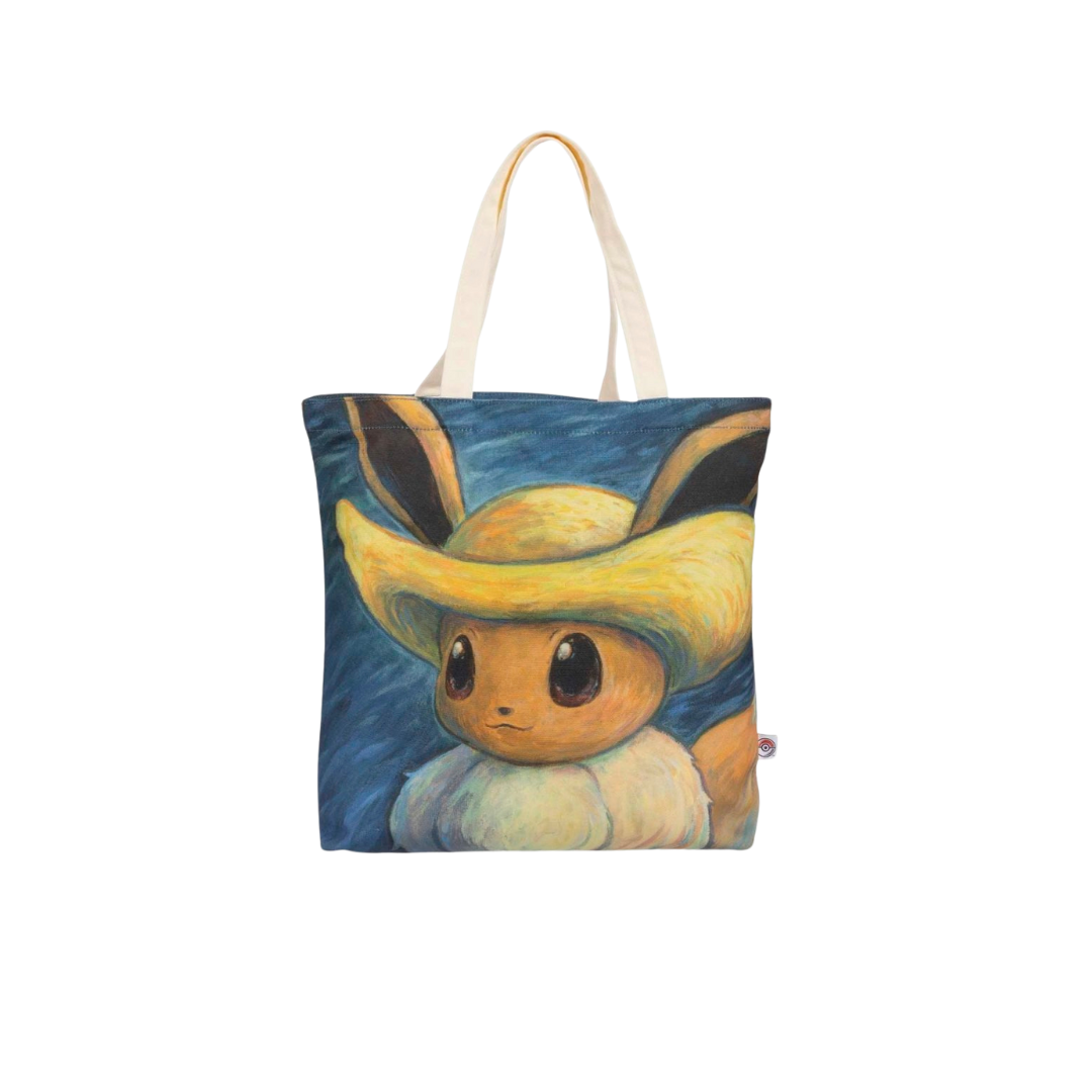 Eevee Inspired by Self-Portrait with Straw Hat Canvas Tote Bag