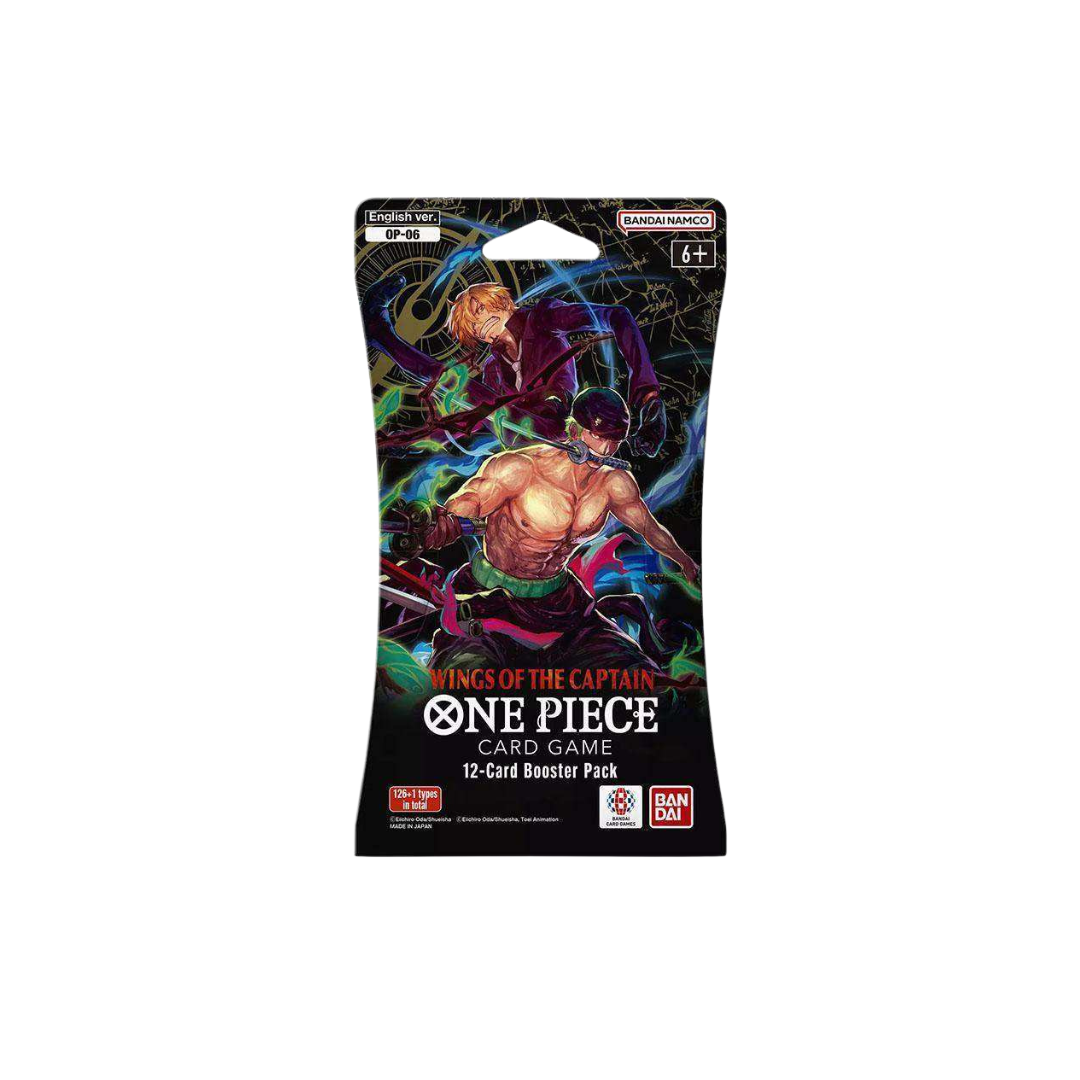 One Piece OP-06 Wings of the Captain Sleeved Booster Pack