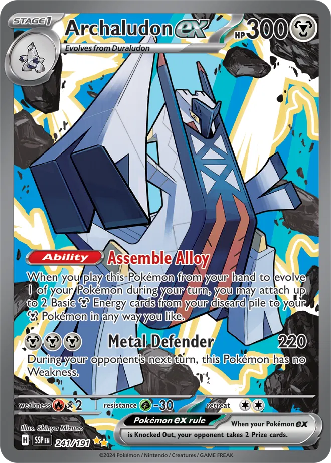 Archaludon ex Surging Sparks Special Illustration Rare 241/191