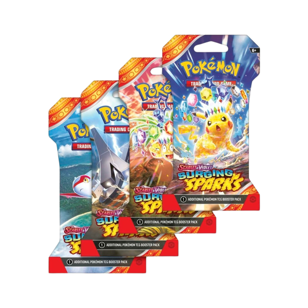 Pokemon Surging Sparks Sleeved Booster Pack – Atomic Breath Collectibles