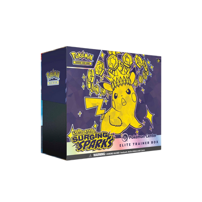 Scarlet & Violet-Surging Sparks Pokmon Center Elite Trainer Box Atomic Breath Collectibles Scarlet & Violet-Surging Sparks Pokmon Center Elite Trainer Box Atomic Breath Collectibles